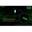 ΦΑΚΟΣ LED NITECORE TIKI GITD, Glow-In-The-Dark, USB-C, 300 lumens