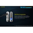 ΦΑΚΟΣ LED NITECORE TIKI GITD Blue, Glow-In-The-Dark, USB-C, 300 lumens