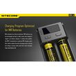 ΦΟΡΤΙΣΤΗΣ NITECORE i2EU, Δύο Θέσεων New