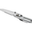 CRKT K.I.S.S. SILVER W/TRIPLE POINT SERRATIONS