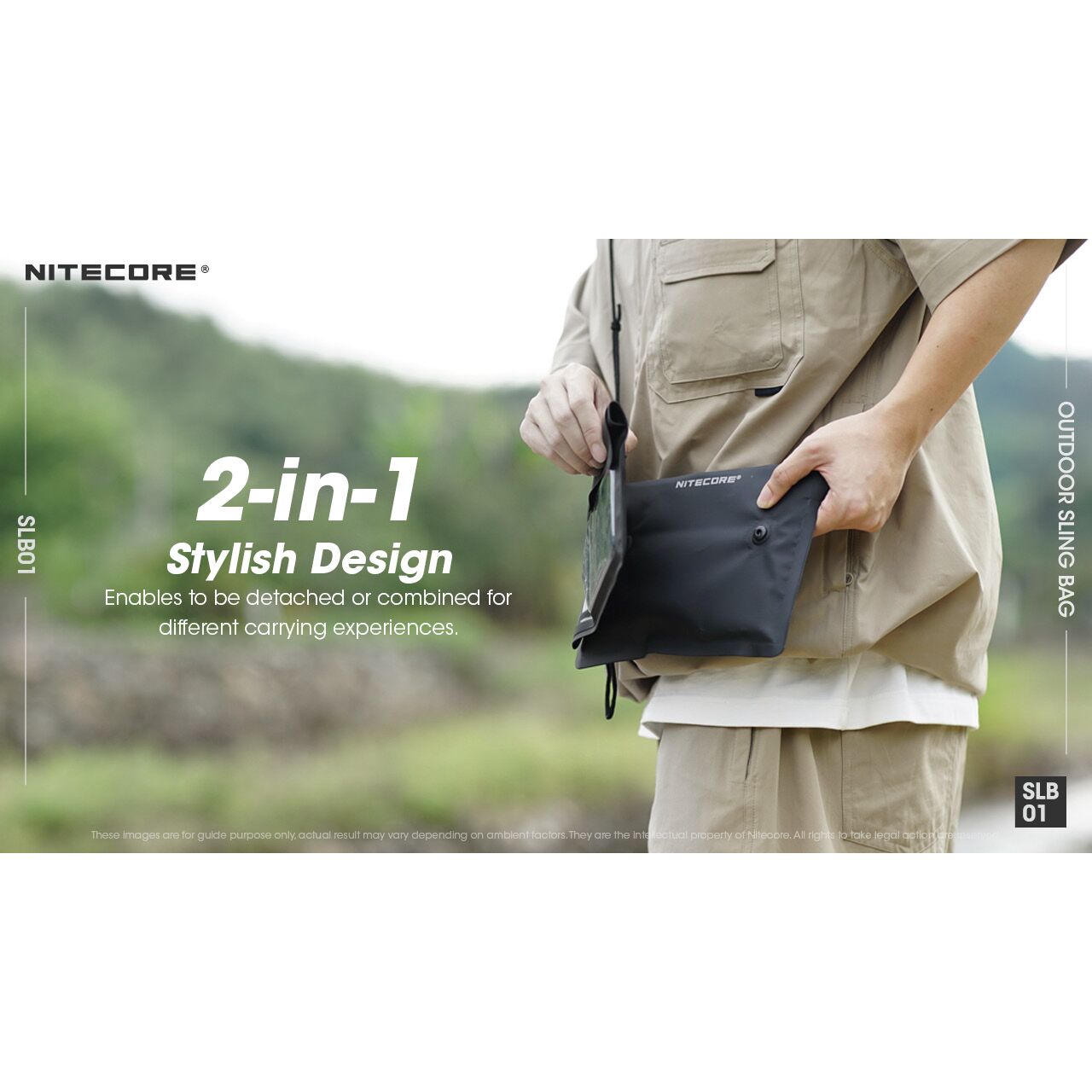 ΤΣΑΝΤΑΚΙ NITECORE EDC, SLB01, Waterproof 500D 500D PVC Fabric ...