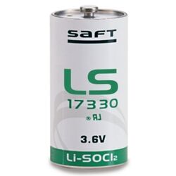 ΜΠΑΤΑΡΙΑ ΛΙΘΙΟΥ SAFT 3.6v, LS17330,2/3A,2100mAh