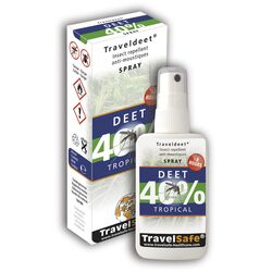 ΕΝΤΟΜΟΑΠΩΘΗΤΙΚΟ ΣΠΡΕΥ TRAVELSAFE TRAVEL DEET 40% XL 200ml