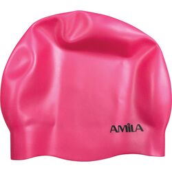 Σκουφάκι Κολύμβησης AMILA Medium Hair Ροζ 47022