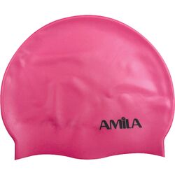 Σκουφάκι Κολύμβησης Παιδικό AMILA Ροζ 47019