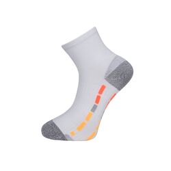 COM.RUNNING SOCKS RUN3 WHITE-ORANGE M 39-42