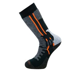 COM.TREKKING SOCKS MTB1 ΜΑΥΡΟ-ΠΟΡΤΟΚΑΛΙ M 39-42