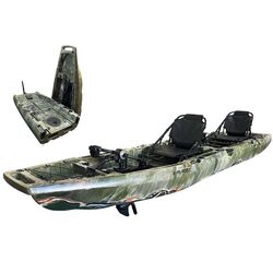 Fishing Kayak Splice SOT GOBO Διαιρούμενο Ποδηλατικό Καγιάκ Ψαρέματος από πλαστικό LLDPE δύο ατόμων, Μήκος: 4.45m, Αντοχή: 300kg