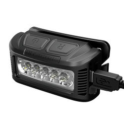 ΦΑΚΟΣ LED NITECORE HEADLAMP NU10, Black+Black Headband_