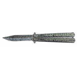 ΣΟΥΓΙΑΣ Albainox damascus balisong knife.Bl 10.1