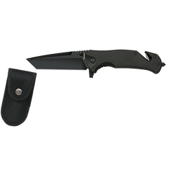 Σουγιάς Albainox black tanto pocket knife.Blade8, 18751