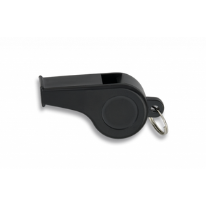 ΣΦΥΡΙΧΤΡΑ ΠΛΑΣΤΙΚΗ Black whistle. With ring. 4 cm, 33032