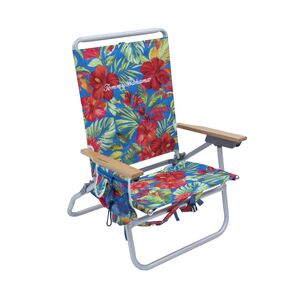 Tommy Bahama ΚΑΡΕΚΛΑ ΠΑΡΑΛΙΑΣ- 32cm ΥΨΟΣ ΚΑΘΙΣΜΑΤΟΣ- ΑΛΟΥΜΙΝΙΟΥ  4 ΘΕΣΕΩΝ ME POLYESTER 600D