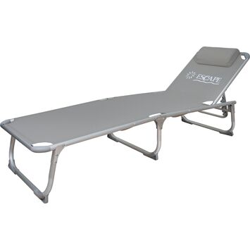 Ξαπλώστρα Τρίσπαστη Παραλίας ESCAPE Γκρι 15564