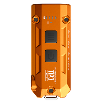 ΦΑΚΟΣ LED NITECORE TIP3, Μπρελοκ, Rechargeable, Alloy Orange