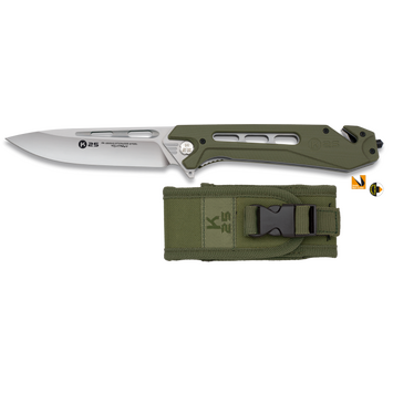 Σουγιάς K25 G10 green/CNC. Tactical. XL series, 25243