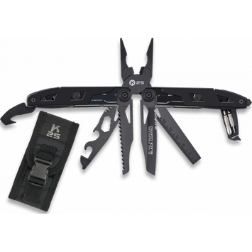 ΠΟΛΥΕΡΓΑΛΕΙΟ K25, 11 Tools, tactique pliers, Black