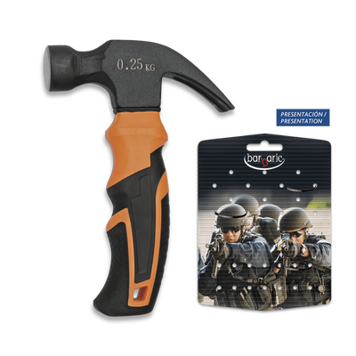 Σφυρί κοντό ALBAINOX, Mini-hammer Black/orange 16 cm