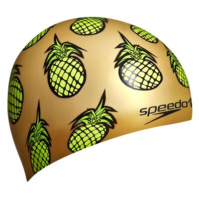 ΣΚΟΥΦΟΣ ΣΙΛΙΚΟΝΗΣ ΠΑΙΔΙΚΟΣ SPEEDO JUNIOR SLOGAN CAP GOLD