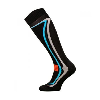 COM.PERFORMANCE SKI SOCKS CLIMA SKI2 ΜΑΥΡΟ-ΓΚΡΙ L 43-46