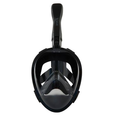 ΜΑΣΚΑ FULLFACE CRYSTAL PVC BAG ΜΑΥΡΟ/ΜΠΛΕ S/M