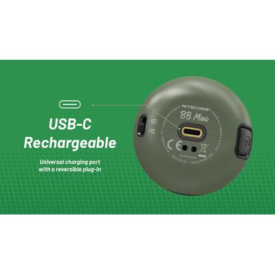 BLOWER BABY BB Mini , ΦΥΣΗΤΗΡΑΣ NITECORE Mini, Green