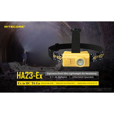 ΦΑΚΟΣ LED NITECORE HEADLAMP HA23-EX, Explosion proof