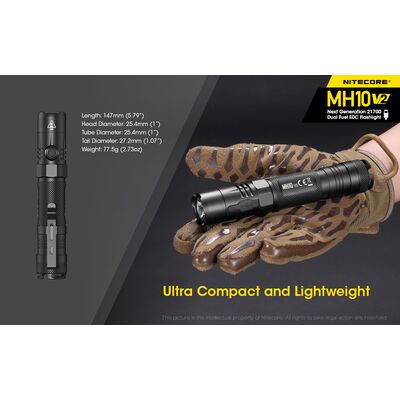 ΦΑΚΟΣ LED NITECORE MULTI TASK HYBRID MH10V2