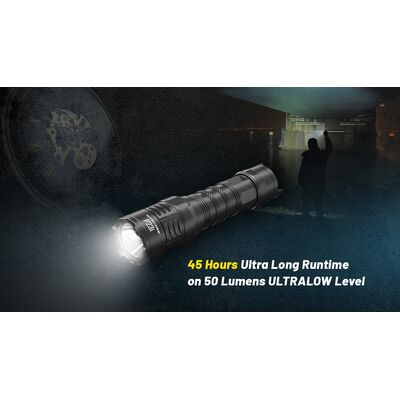 ΦΑΚΟΣ LED NITECORE PRECISE P23i, Tactical, Strobe Ready, 3000lm