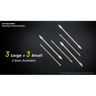 DUST-FREE COTTON SWABS