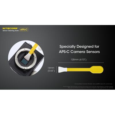 SENSOR CLEANING SWABS, Long 16mm, APS-C