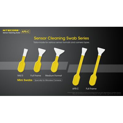 SENSOR CLEANING SWABS, Long 16mm, APS-C