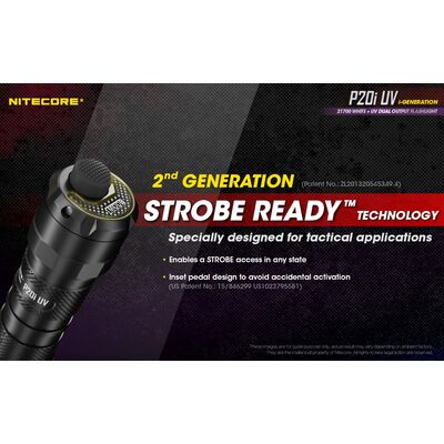 ΦΑΚΟΣ LED NITECORE PRECISE P20I UV, Tactical, Strobe Ready