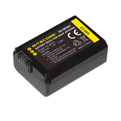 ΜΠΑΤΑΡΙΑ NITECORE for SONY NP-FW50, 7.4V , 1030mAh, 7.6Wh