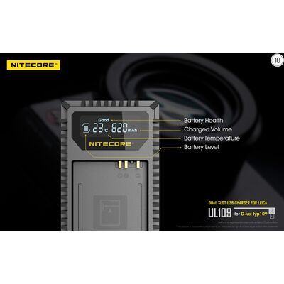 ΦΟΡΤΙΣΤΗΣ NITECORE UL109 για Leica