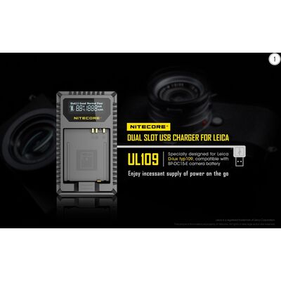 ΦΟΡΤΙΣΤΗΣ NITECORE UL109 για Leica