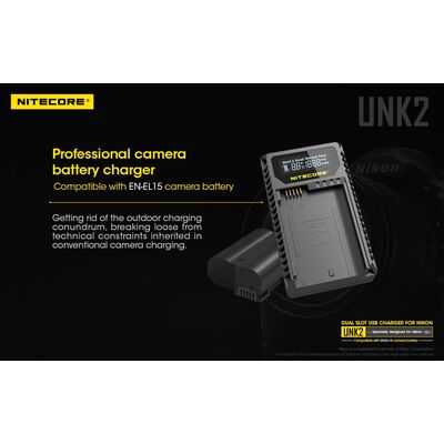 ΦΟΡΤΙΣΤΗΣ NITECORE UNK2 για NIKON