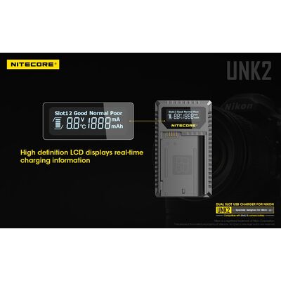 ΦΟΡΤΙΣΤΗΣ NITECORE UNK2 για NIKON