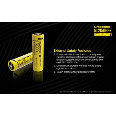 ΜΠΑΤΑΡΙΑ NITECORE 21700/ 5000mAh / HPR