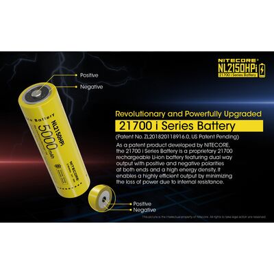 ΜΠΑΤΑΡΙΑ NITECORE 21700/ 5000mAh / HPI
