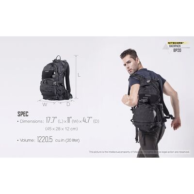 ΣΑΚΙΔΙΟ NITECORE Backpack BP20