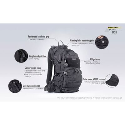 ΣΑΚΙΔΙΟ NITECORE Backpack BP20