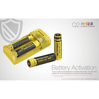 ΦΟΡΤΙΣΤΗΣ NITECORE Q2, Quick charger, 2A, Pink