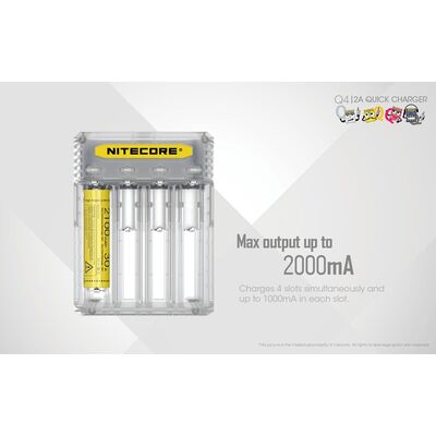 ΦΟΡΤΙΣΤΗΣ NITECORE Q4, Quick charger, 2A,Lemonade