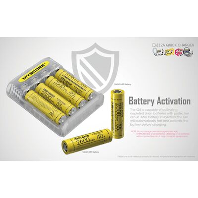 ΦΟΡΤΙΣΤΗΣ NITECORE Q4, Quick charger, 2A,Lemonade