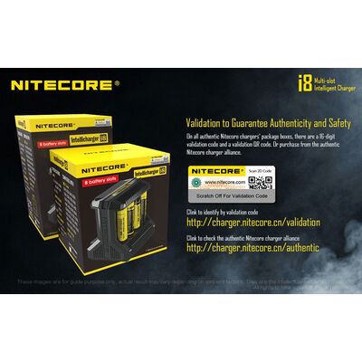 ΦΟΡΤΙΣΤΗΣ NITECORE i8, Οχτώ Θέσεων