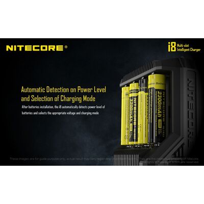 ΦΟΡΤΙΣΤΗΣ NITECORE i8, Οχτώ Θέσεων