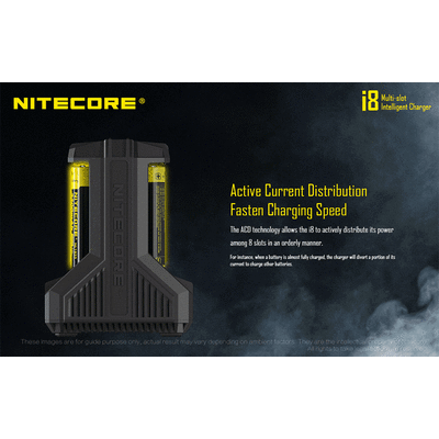 ΦΟΡΤΙΣΤΗΣ NITECORE i8, Οχτώ Θέσεων