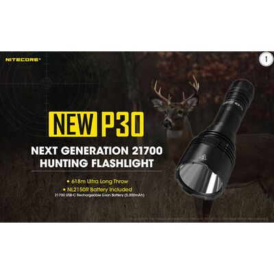 ΦΑΚΟΣ LED NITECORE PRECISE P30 NEW + 2150R USB-C