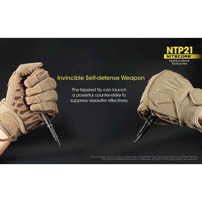 Tactical Pen NITECORE NTP21, Multifanctional